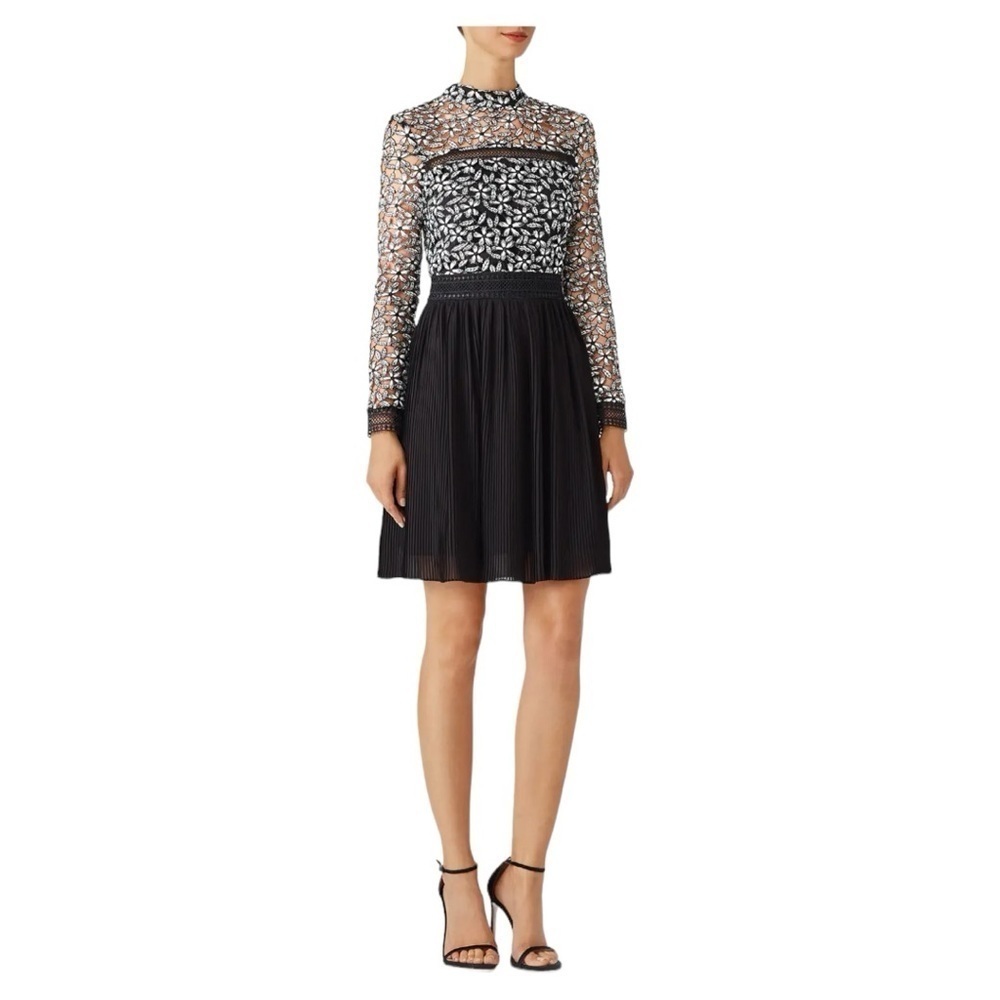 Alexia Admor Pleated Illusion Dress